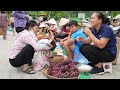 Harvest Vineyard Fruit go market sell - Banana wine soak - Goat care | Lý Thị Ca