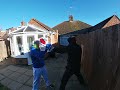 BOXING PAD WORK with Arek in his garden