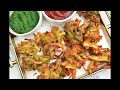 Vegetable pakora recipe | easy fritters