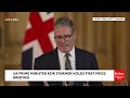 UK Prime Minister Keir Starmer Addresses Necessary Government 'Reset' During First Press Briefing