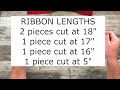 3 Easy Ways to Make Bows - Easy Bow Tutorial - #howtomakeabow