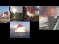beirut explosion synced