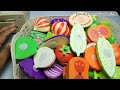 Satisfying Video Ingredients, How to Cut Purple Onion | Unboxing, Wooden, Plastic & Squishy #1525