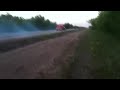 1955 ford truck burnout!