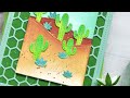 Cactus Birthday Card | Lawn Fawn NEW RELEASE | Cards for Guys | All Dies/No Stamps