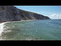 Flying in Alum Bay Isle of Wight with Mavic air 2s