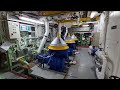 Cruise ship engineroom with a massive 6 main engines and alot of life support systems