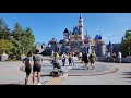 Disneyland Main Street walkthrough from Main Entrance to hub.