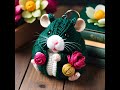 Sweet crochet keychains 😍😍 Crochet ideas 🧶 #keychain #amigurumis #cute