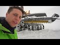 Inside a WINCH-CAT GROOMER at Fernie Alpine Resort, BC