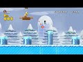 New Super Mario Bros. Wii: Steve's Adventure - 1 Player Co-Op Walkthrough (HD)