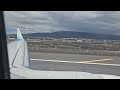 Alaska 737 MAX-9 landing at Kona