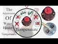 the adjustment of thermostat of electric geyser | element thermostat | tech abbas512