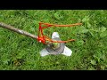 Make a nozzle for mowing tall and fallen grass