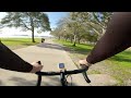 SATURDAY MORNING SPIN THRU VINOY ON THE ROAD BIKE (St. Petersburg, Florida) / 4K video / POV GOPRO