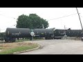 UPRR 6563 Leads Tanker Train Eastbound