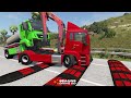 Trucks vs Speed Bumps  - BeamNG.Drive