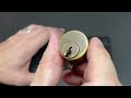 Pair of Tiny Facchinetti Door Locks Picked and Gutted
