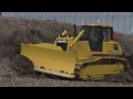 RC DOZER KOMATSU PUSHING HARD SOIL - AWESOME