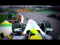 Webber Vs Rosberg F1 Brasil 2013 Onboard