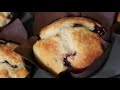 HOW TO MAKE MOIST & FLUFFY BLUEBERRY MUFFINS/EASY RECIPE