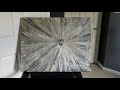 z-GALLERIE starburst textured canvas diy/ lazy version 😁
