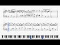 『バッハ：フランス組曲 第３番 メヌエット』（Bach, French Suite No.3 Menuet, BWV 814）（ピアノ楽譜）