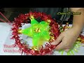 Lantern made of plastic bottles and Foil paper/How to make?#christmasdecor #didingbchannel #diyparol