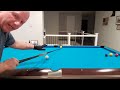 Billiards lesson: How to aim and make backcut bank shots.