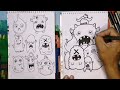 How to draw Doodle Monsters. Design and ideas.