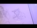 ASMR SKETCH WITH ME 🌙