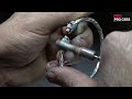 Amazing process of making a jewelry men's bracelet with animal heads