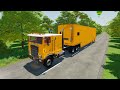 TRANSPORTING POLICE CARS & EMERGENCY VEHICLES WITH TRANSPORTER TRUCKS! Farming Simulator 22