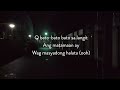 Gloc 9 - Upuan [Lyric Video] ft. Jeazell Grutas