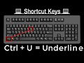 Ctrl A to Z Keyboard Shortcut | computer keyboard shortcut A to Z | Ctrl Shortcut A to Z