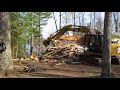 Old North Woods Wisconsin Cabin demolition #1...