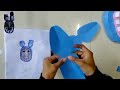 How to Make Withered Bonnie Mask Out of Paper Tutorial - Part 1: The Head (FNAF)