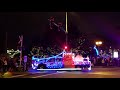 Parade of lit trucks in Langford B.C.