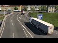 4k ETS2 Euro Truck Simulator 2 1.50 SWITZERLAND REWORKED Geneve to Bern GEODIS Renault T