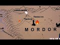 Middle Earth in the Age of Leo on Extended World Map