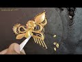 How to make gold Pendant Making // handmade work