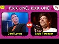 Pick One, Kick One SINGERS Edition (HARD) | Who is better..!?!?!