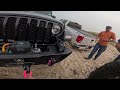 Ram 3500 Gets Flooded at the Beach!!