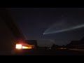 SpaceX Falcon 9 rocket seen from Yuma, Arizona.