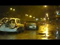 Noite de chuva em Belém de carro