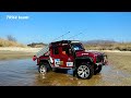 Traxxas TRX4 Defender &Pickup&Rubicon river sand driving