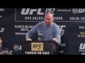 Conor McGregor takes over the UFC 197 on-sale press conference