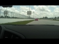 Driving Audi R8 road course