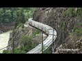 GIGANTIC TRAINS TRAVEL THRU SLIDE DETECTORS ALONG THE DANGEROUS HISTORIC CANYON!