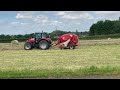 Massey Ferguson 5713 baling